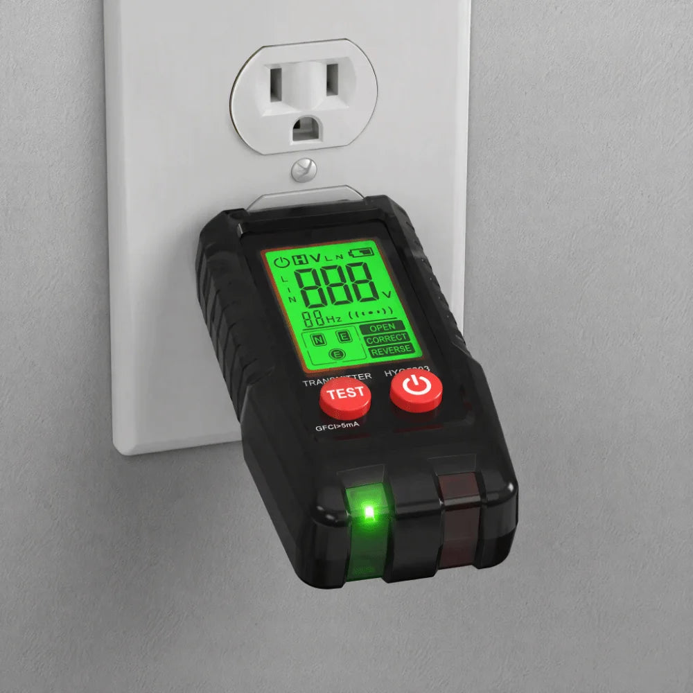Handheld Receiver Circuit Breaker Finder Digital Display Automatic Detection GFCI Check Branch Line Review for US Plug