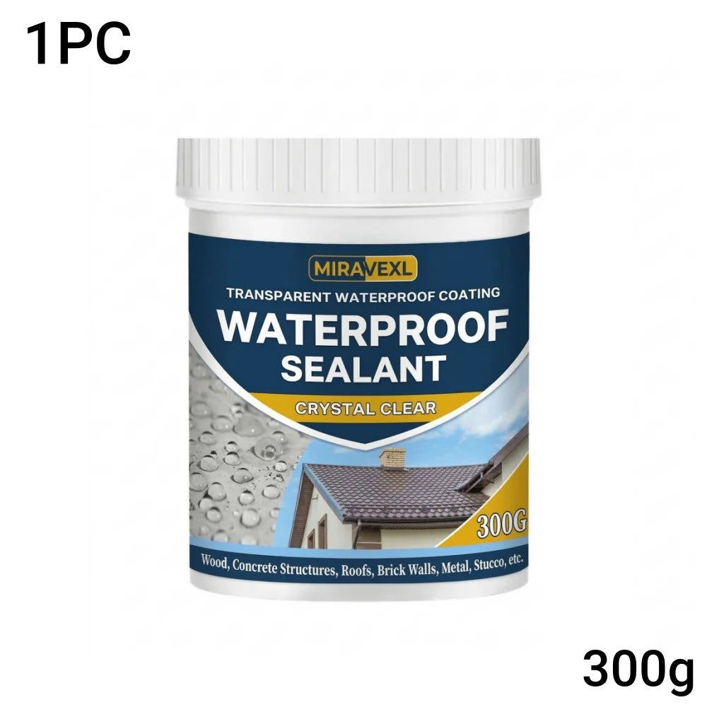 MIRAVEXL Crystal Clear Waterproof Sealant Invisible Transparent Adhesive Anti-Leak Liquid Coating for Concrete Wood
