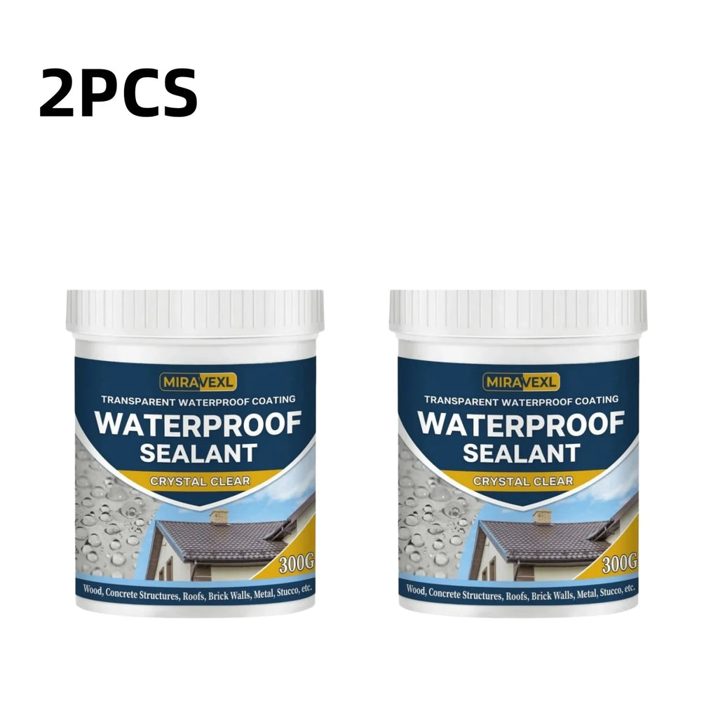 MIRAVEXL Crystal Clear Waterproof Sealant Invisible Transparent Adhesive Anti-Leak Liquid Coating for Concrete Wood