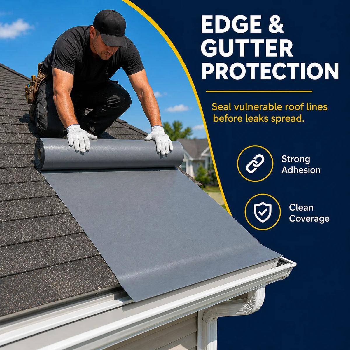 Self Adhesive Waterproof Membrane Instant Leak Stop Seal Repair Tape for Roof Garage Balcony Pipeline Outdoor Building