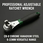 Multifunctional Ratchet Wrench Adjustable 6-22mm Screw Universal Adjustable Ratcheting Wrench Repair Hand Tools