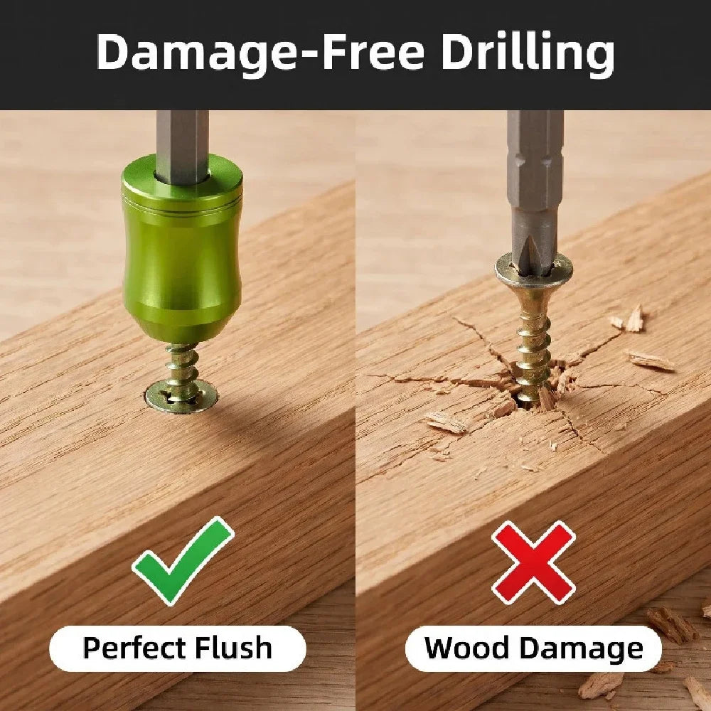 1Pcs Magnetic Screw Holder for Screwdriver Bits, Strong Magnetic Ring Drill Bit Holder for Hex Shank Power Tools