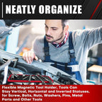 Flexible Magnetic Tool Mat Tray Holder,Magnetic Tool Tray,Flexible Magnetic Mat,Non-Slip For Garage Workshop Auto
