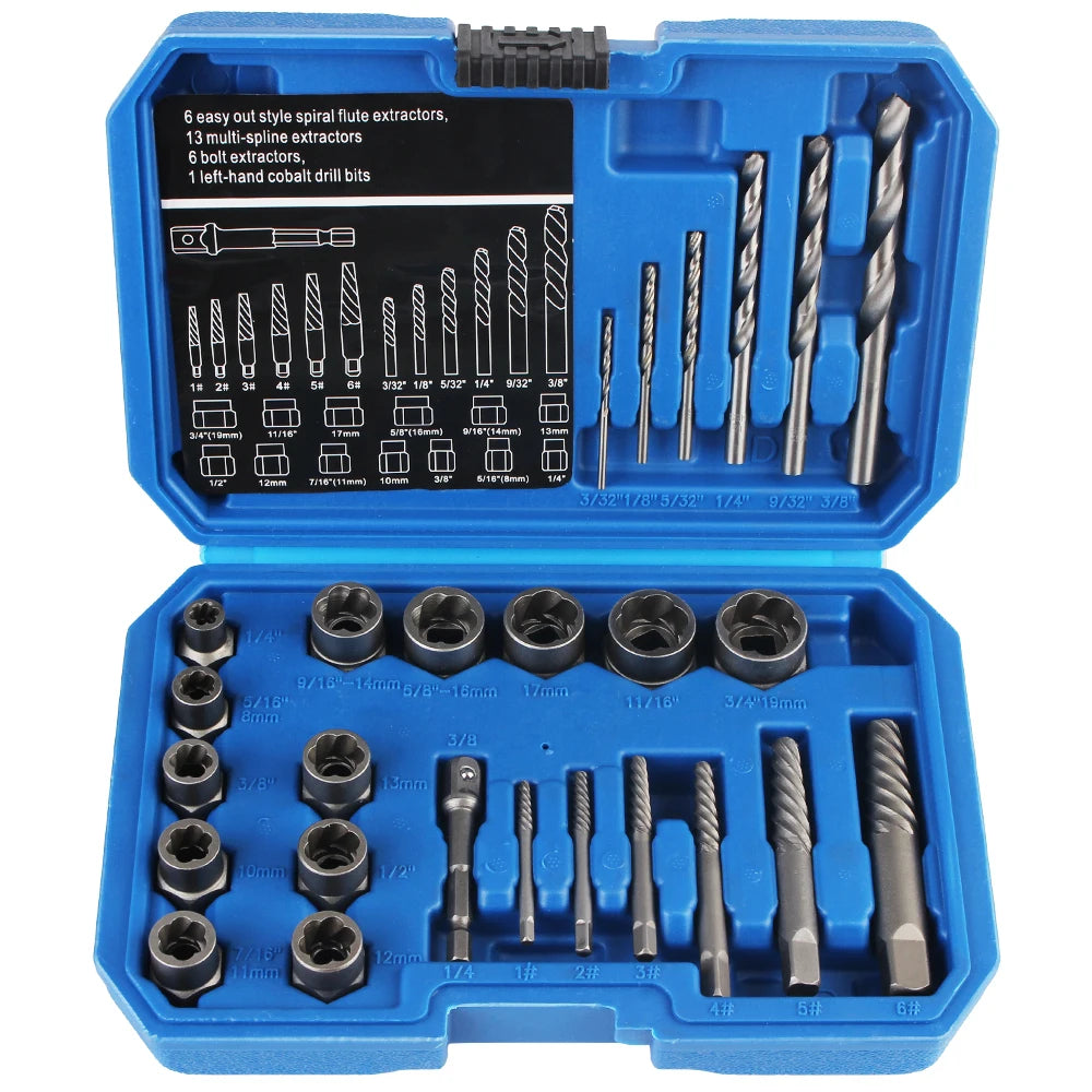 26-Piece Screw Extractor Set