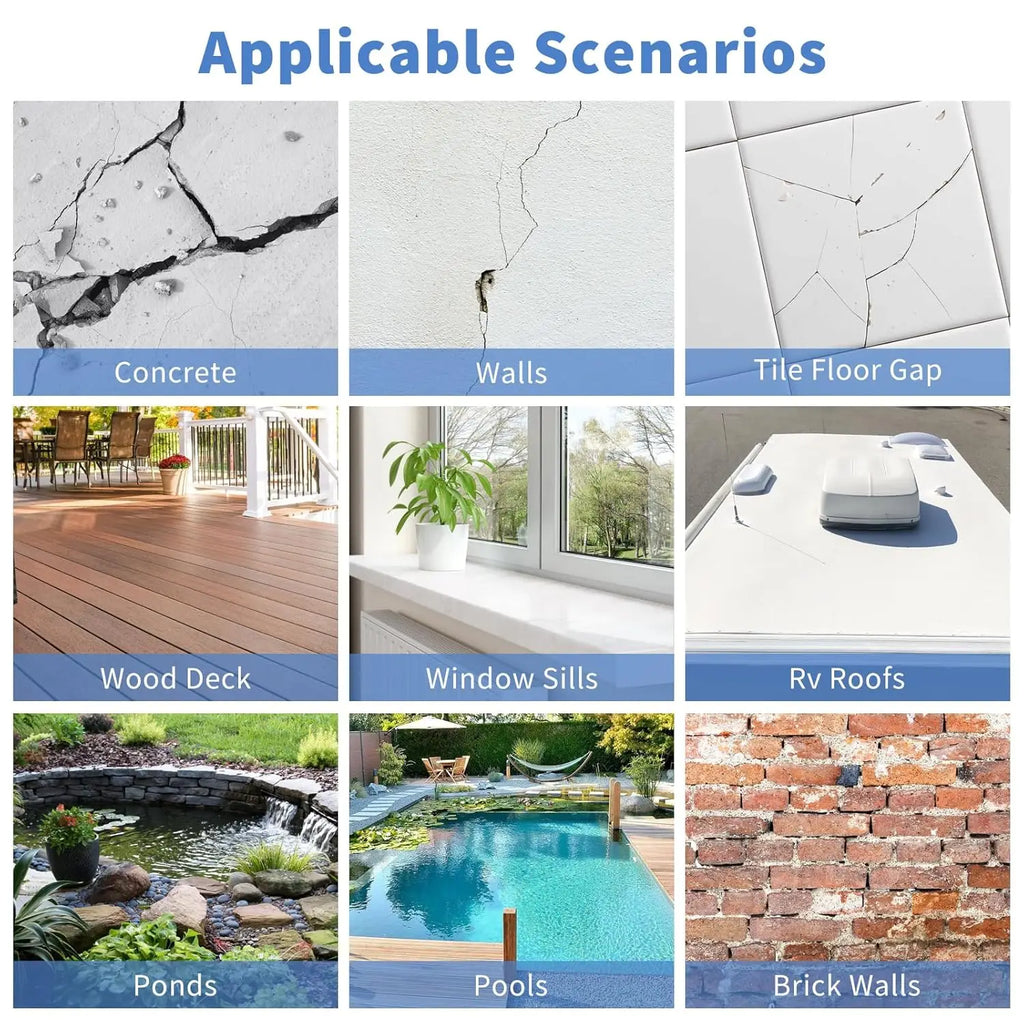 MIRAVEXL Crystal Clear Waterproof Sealant Invisible Transparent Adhesive Anti-Leak Liquid Coating for Concrete Wood