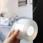 Transparent Window Weather Sealing Tape ， Window Insulation Caulk for Shower Glass Gaps and Clear Tape Doors Windows