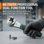 Multifunctional Ratchet Wrench Adjustable 6-22mm Screw Universal Adjustable Ratcheting Wrench Repair Hand Tools