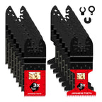 Japanese Teeth Oscillating Saw Blades Universal Quick Release Oscillating Multitool Blades Clean Cut for Wood Plastic