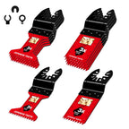 Japanese Teeth Oscillating Saw Blades Universal Quick Release Oscillating Multitool Blades Clean Cut for Wood Plastic