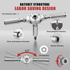 VMAN 24/66/100in1 Multifunction Ratchet Screwdriver Set Multi Magnetic Bits Mini Repair Tool Kit  Household Tool For PC