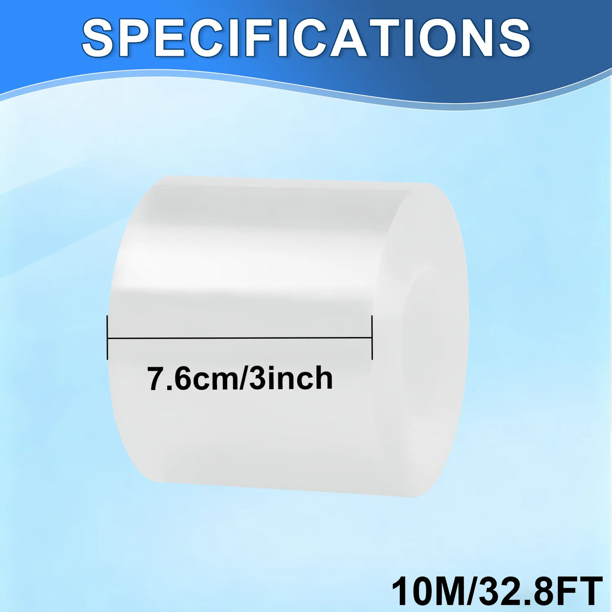 Transparent Window Weather Sealing Tape ， Window Insulation Caulk for Shower Glass Gaps and Clear Tape Doors Windows