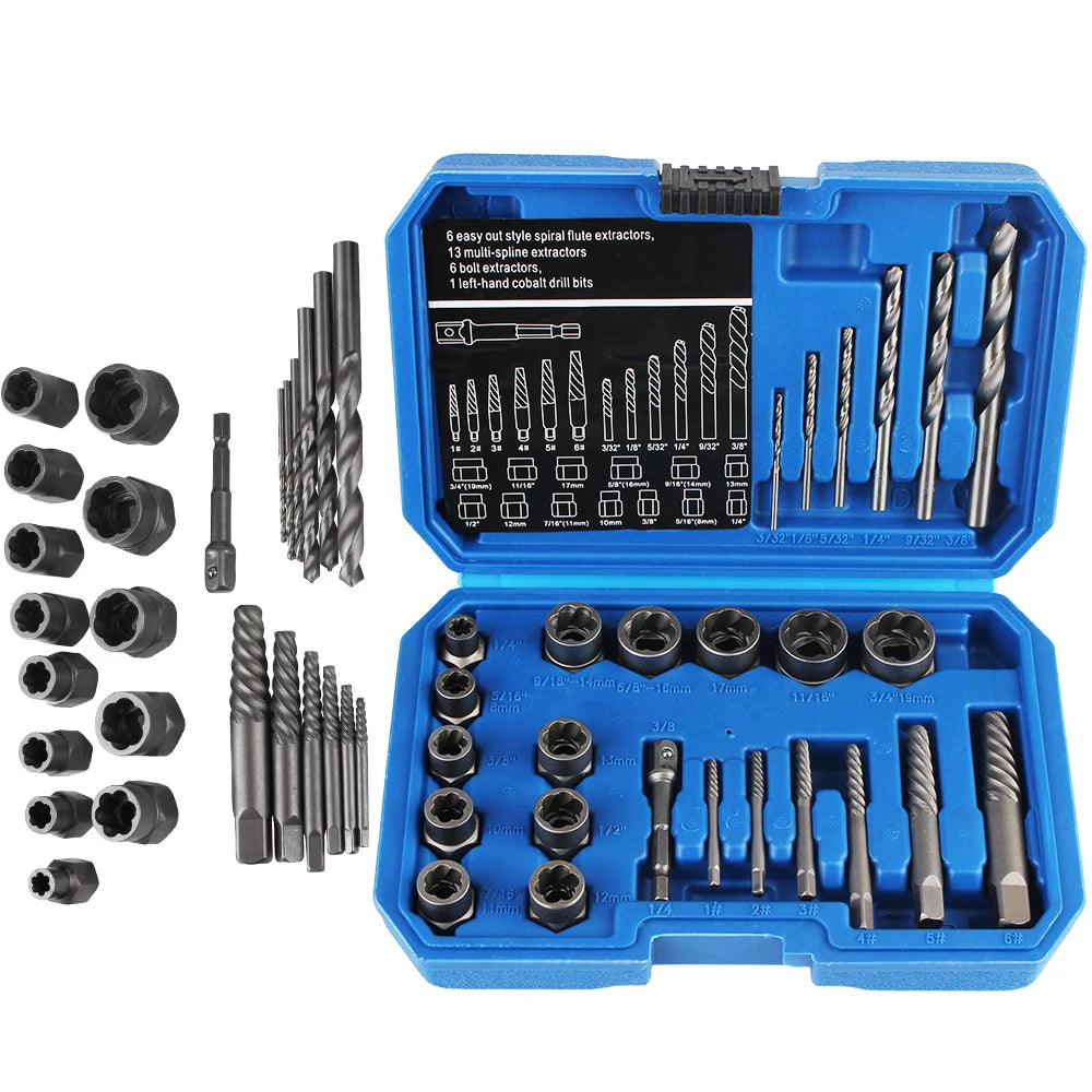 26-Piece Screw Extractor Set